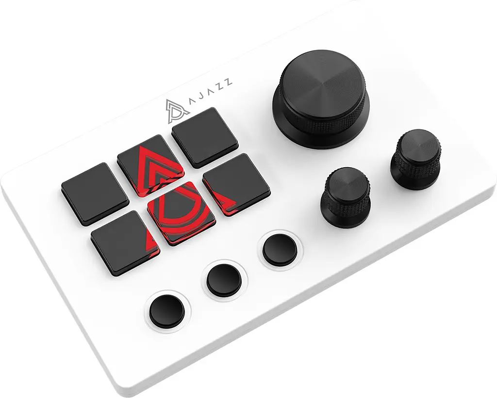 Контроллер для стриминга Ajazz AKP03E USB White (AKP03E-W) - фото 4