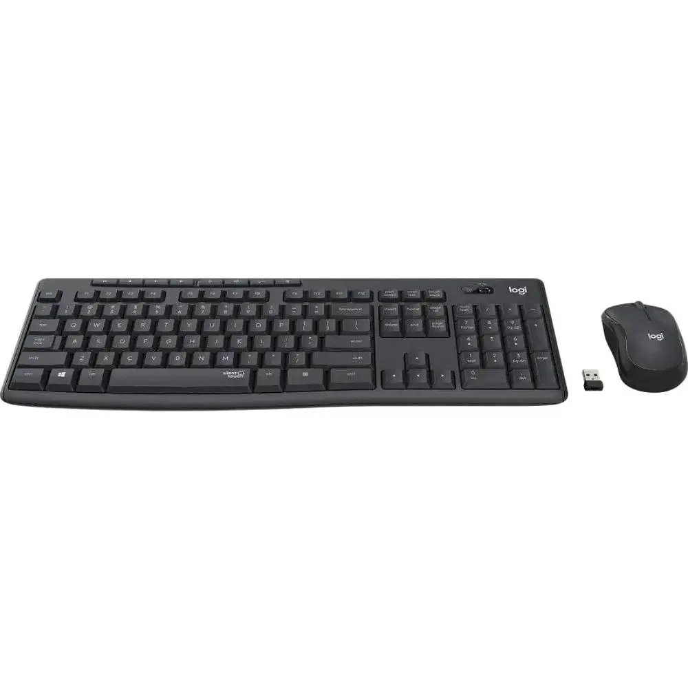 Комплект клавиатура + мышь Logitech MK295 Silent Wireless Combo Graphite [920-009800] [80168] - фото 3