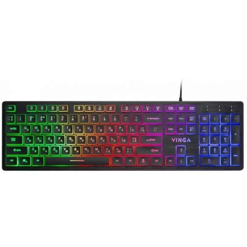 Клавіатура Vinga KB410 black