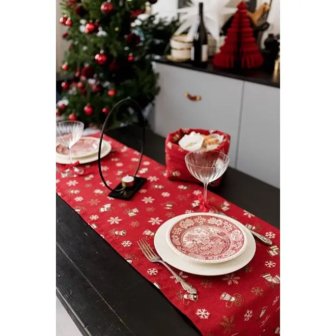 Ранер Прованс Колокольчики на красном 180х40 см (36828) - фото 3