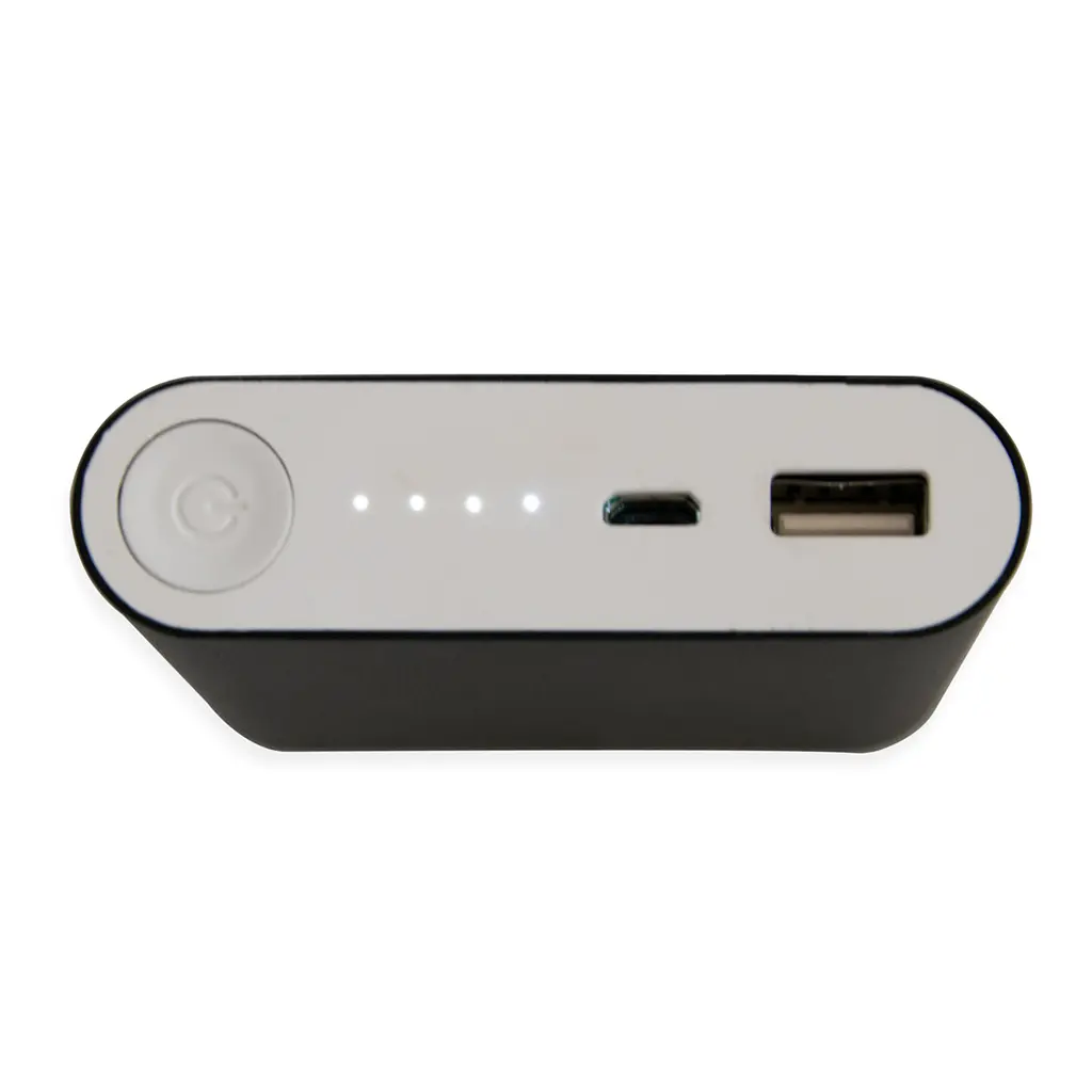 Повербанк 10400 mAh, чорний, зовнішній акумулятор для телефону - фото 3