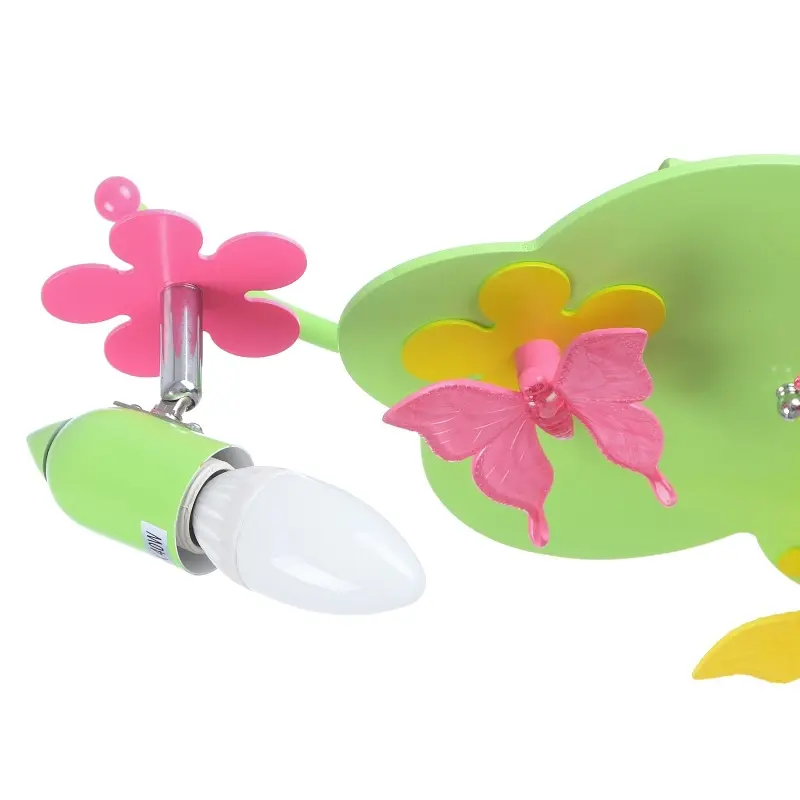 Люстра Brille потолочная деревянная для детской E14 40W Mix (KL-401C/2) - фото 3