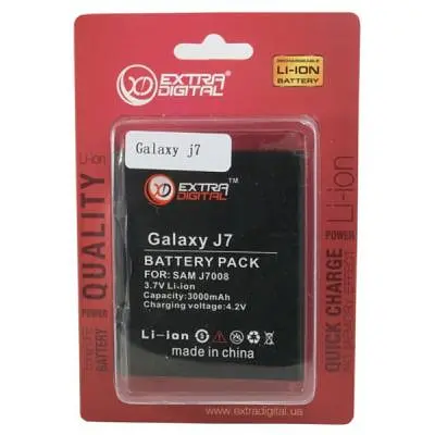 Акумуляторна батарея Extradigital Samsung Galaxy J7 J700H (3000mAh) (BMS6407) - фото 5