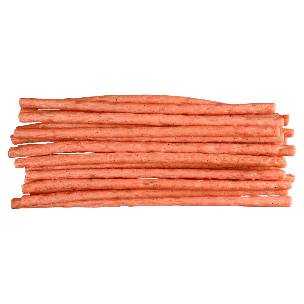 Ковбаски курячі ДО ПИВА Meat Chips зі смаком бекону (в/к) 500г - фото 2