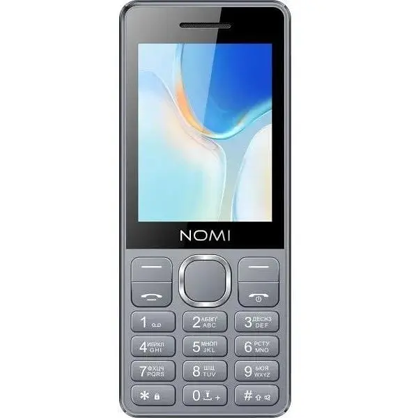 Кнопочный телефон Nomi i2860 серый - фото 2