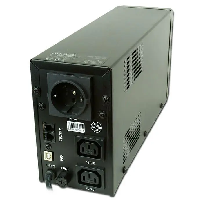 Джерело безперебійного живлення EnerGenie 850 ВА / 510 Вт / 8 А*ч (EG-UPS-032) - фото 2