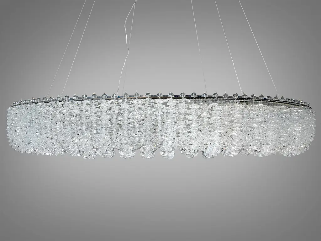 Підвісна люстра Diasha 505 з LED освітленням хром 48Вт - фото 5