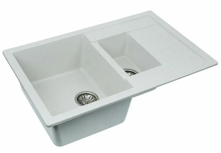 Кухонна мийка VALESO 7850W TOSKANA матова Біла в крапку (SP000047756) - фото 2