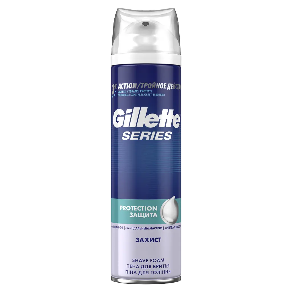 Пена для бритья Gillette Series Protection 250 мл - фото 2