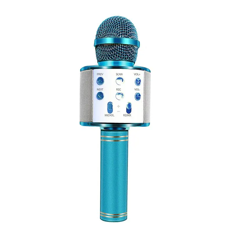 Караоке мікрофон wster ws 858 блакитний WSTER teh0032275