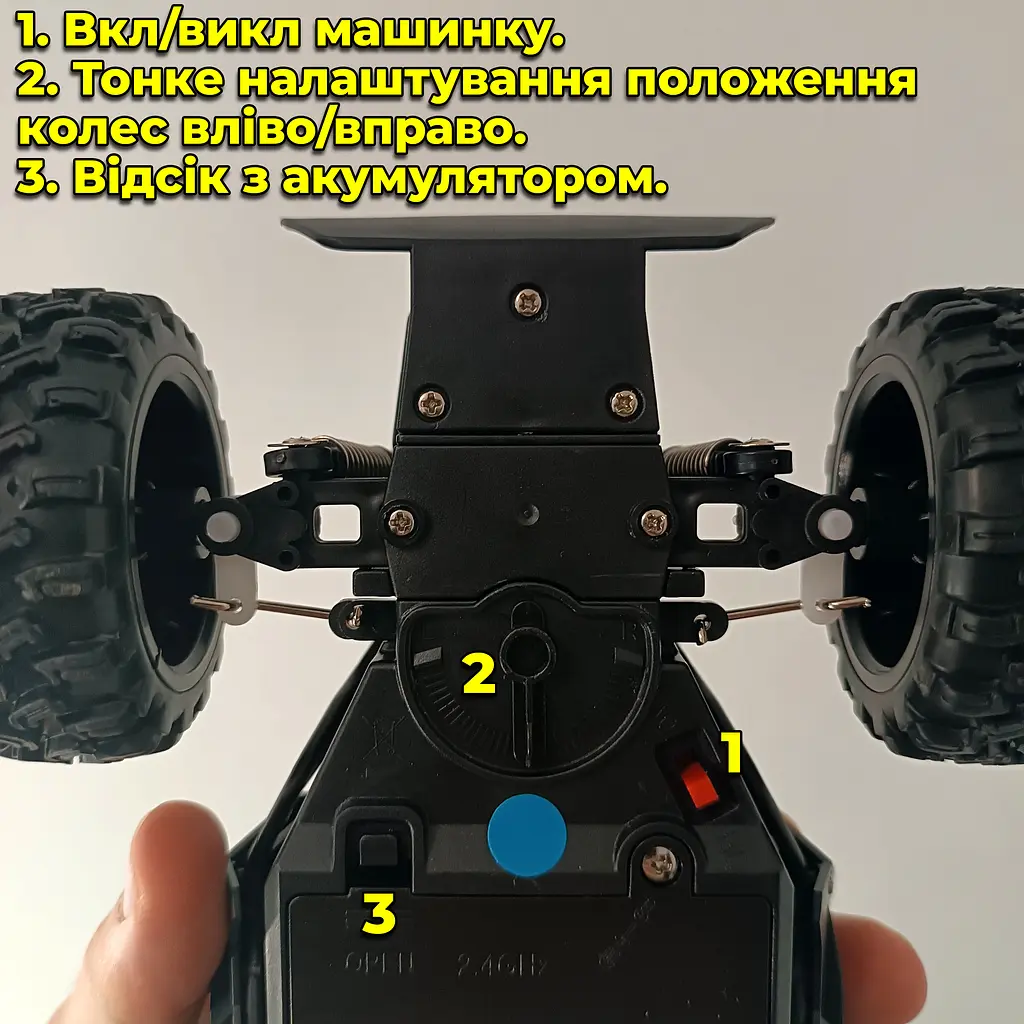 Машинка Багги с дистанционным управлением Victory 15+ км/ч Черная - фото 5