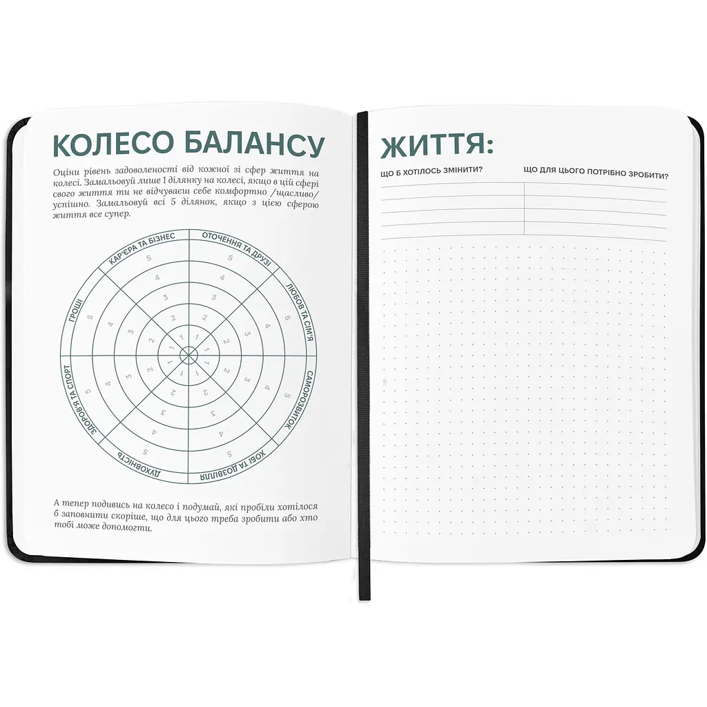 Планер-щоденник Orner "Мої щоденні плани" чорний - фото 7