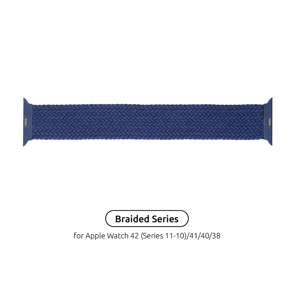 Ремінець ArmorStandart Braided Solo Loop для Apple Watch 42 (Series 11-10)/41/40/38 Atlantic Blue Size 4 (132 mm) (ARM58067)