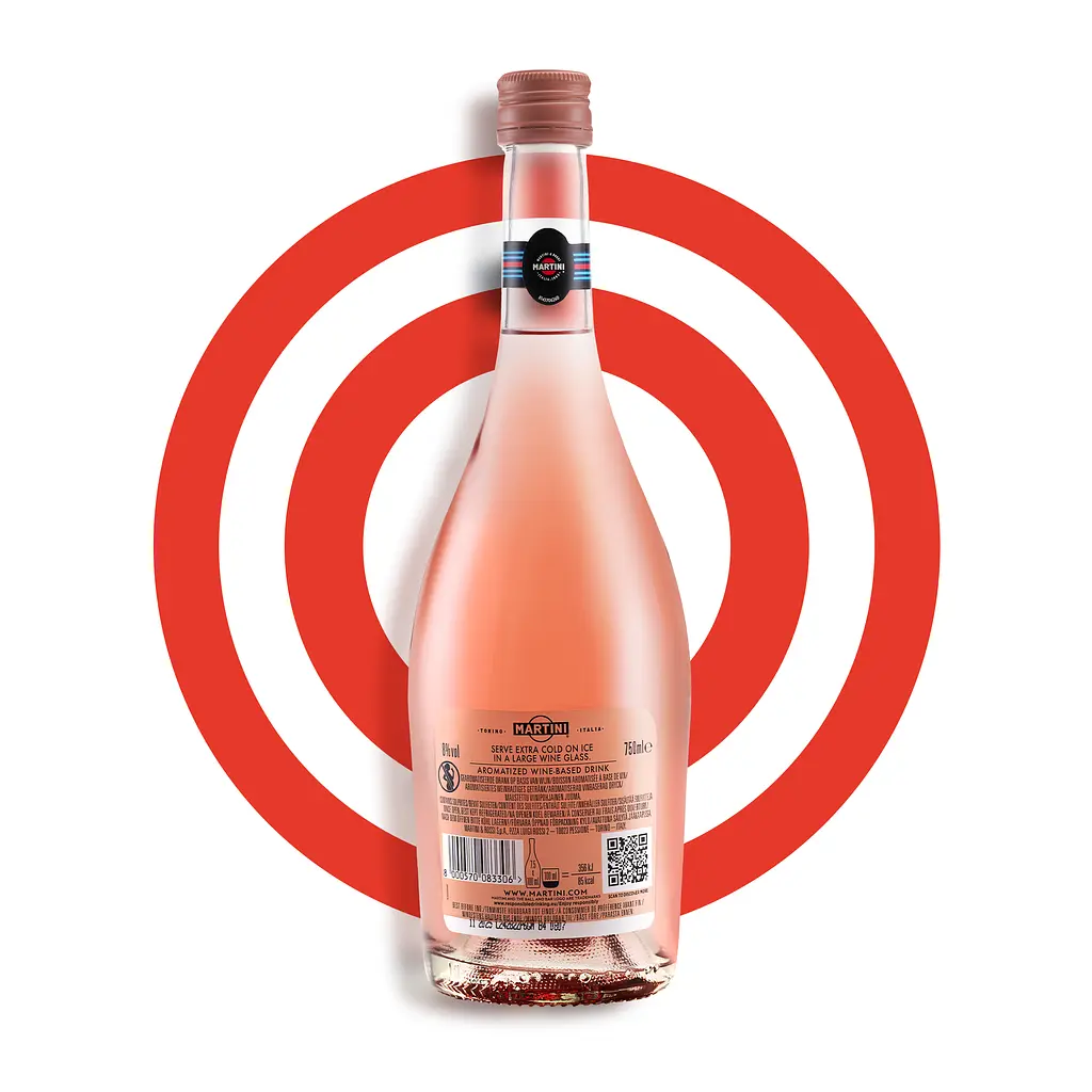 Набор: Вино Martini Bellini 8% 0.75 л + Спиртной напиток на основе рома Bacardi Oakheart Original 35% 0.7 л - фото 4