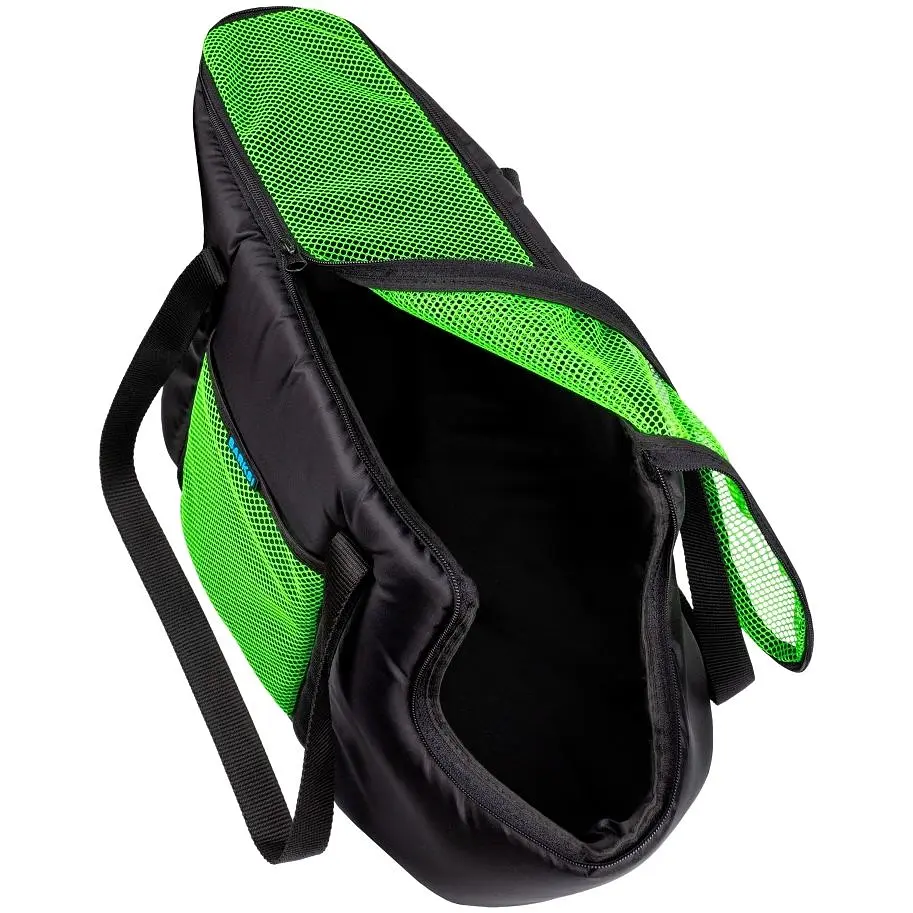 Сумка-переноска для кошек и собак Barksi размер M 45х25х25 см черная - фото 3