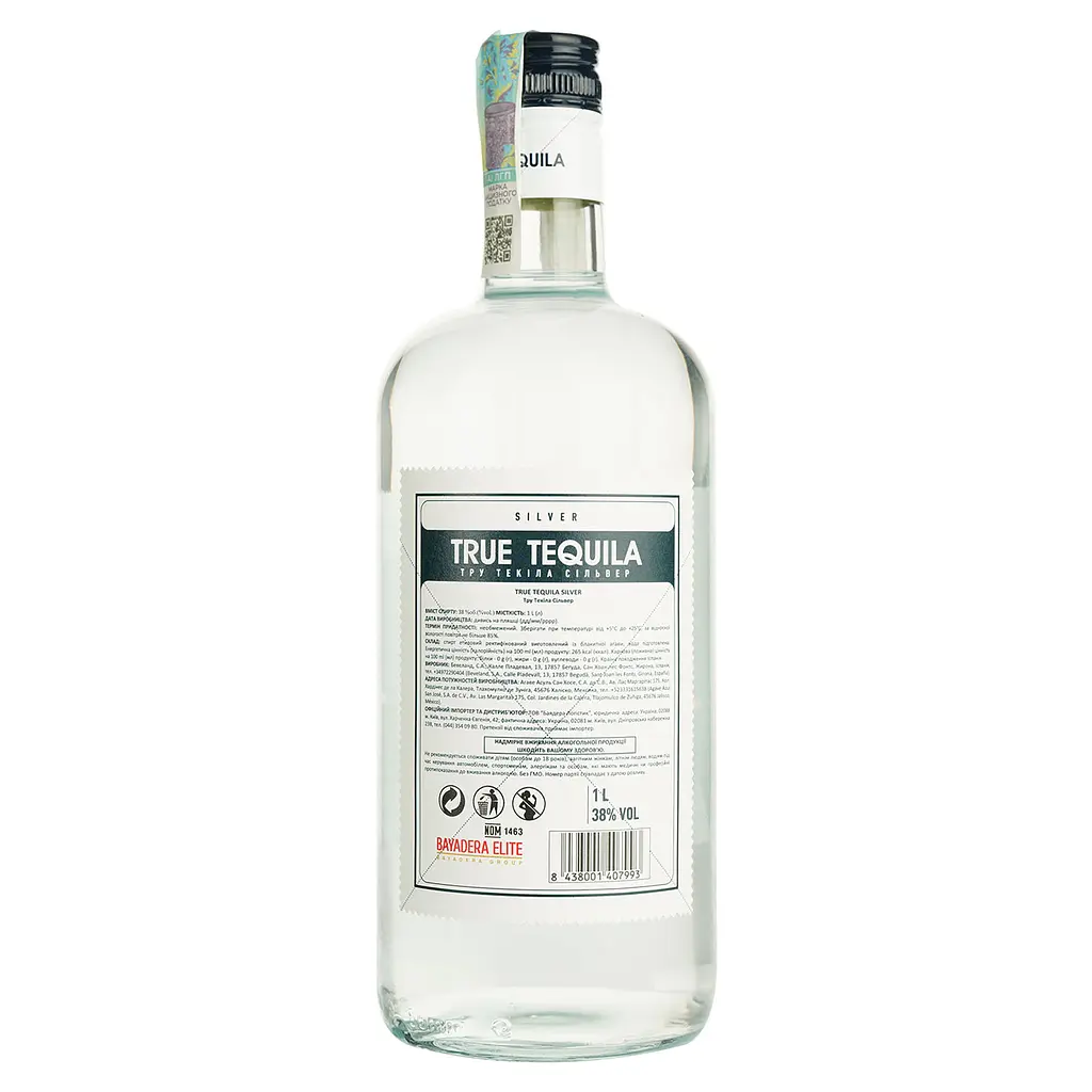 Текіла True Tequila Silver 38% 1 л - фото 4