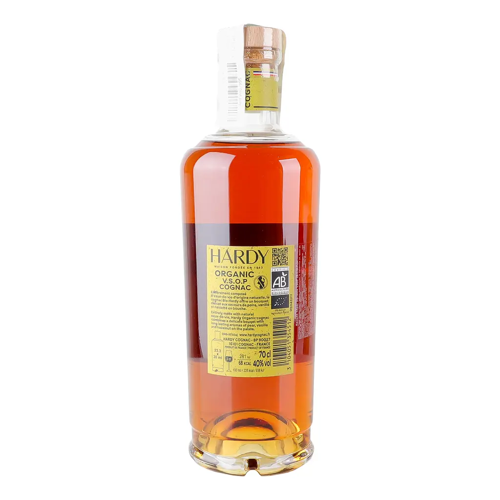 Коньяк Hardy VSOP Organic 40% 0.7 л - фото 3
