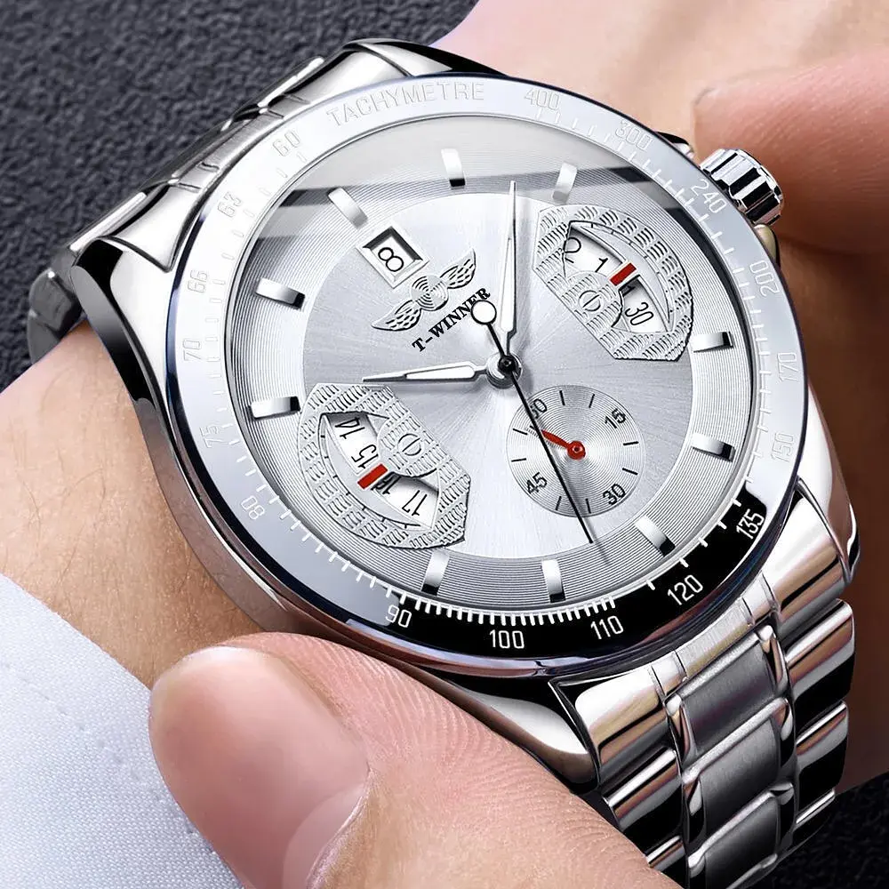Чоловічий наручний годинник 8267 Silver Winner acs0029764 - фото 3