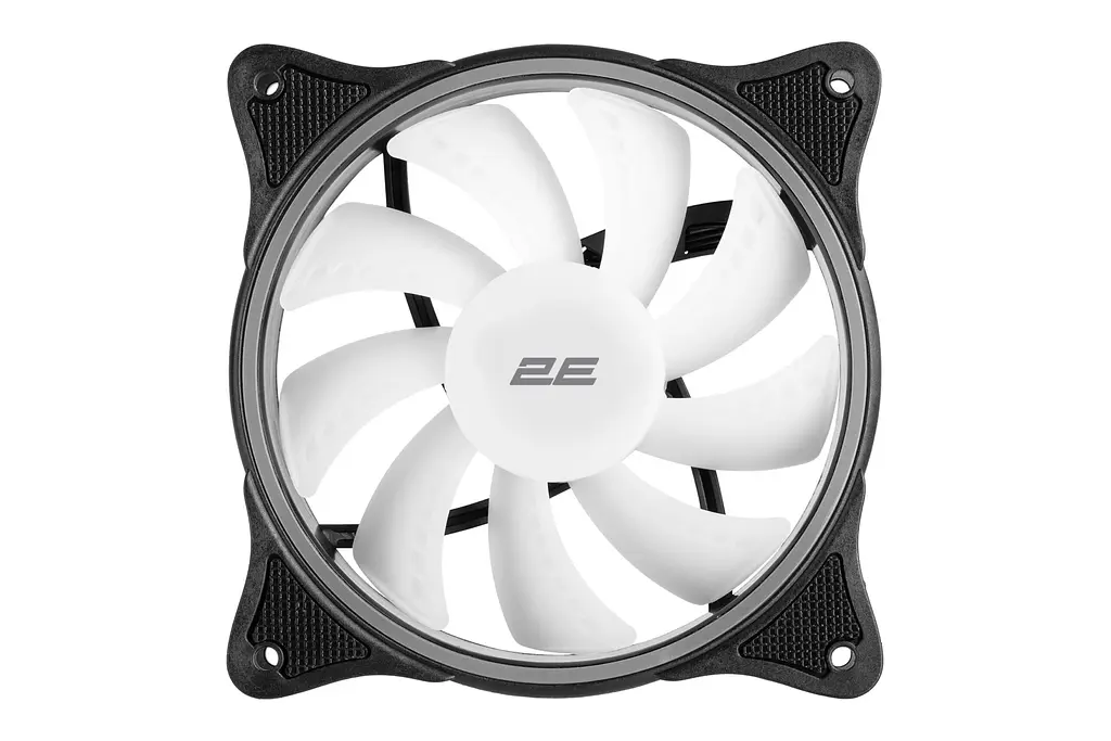 Кулер корпусний 2E GAMING F120OI-ARGB 120 мм 1200 об/хв 3-контактний, 3-контактний +5VARGB 25,3 дБА чорний - фото 4