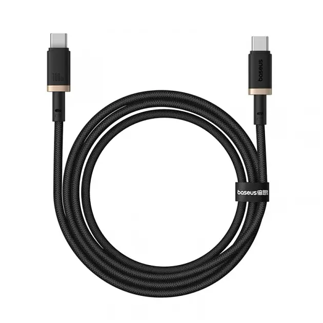 Кабель Baseus Dura Series Cable Type-C to Type-C 100W 1m P10377803U01-00 Black-Gold - фото 3