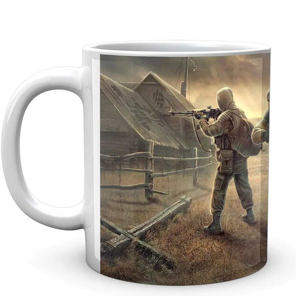 Кружка GeekLand Сталкер S.t.a.l.k.e.r. atmospheric 2 ST.02.25 330 мл белая - фото 2