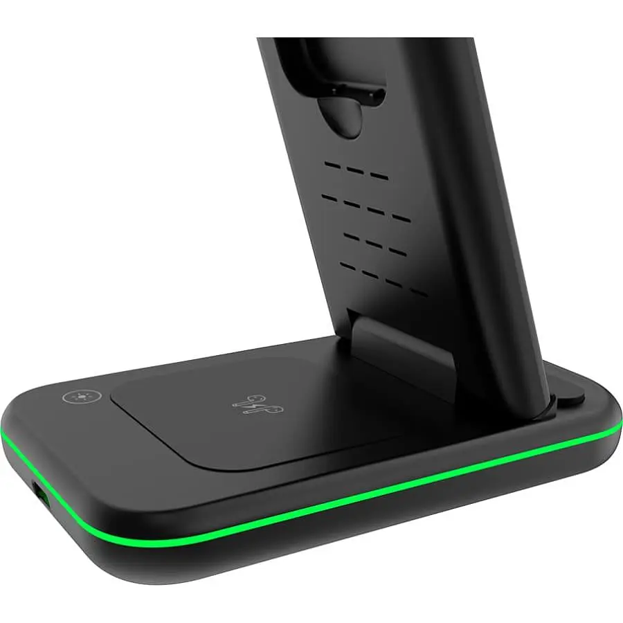 Зарядний пристрій Canyon WS-304 3 в 1 QI Black (CNS-WCS304B) - фото 2