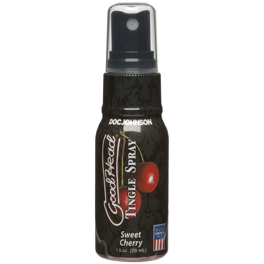 Спрей Doc Johnson GoodHead Tingle Spray - Sweet Cherry - для мінету зі стимулювальним ефектом, 29 мл (вишня)