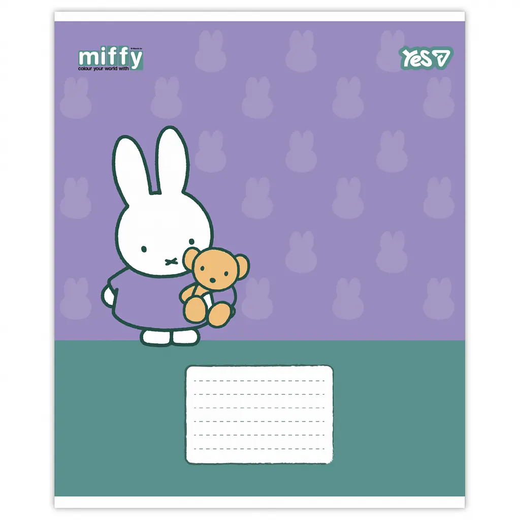 Набір зошитів Yes My Miffy 12 аркушів у клітинку 25 шт. (768651) - фото 6