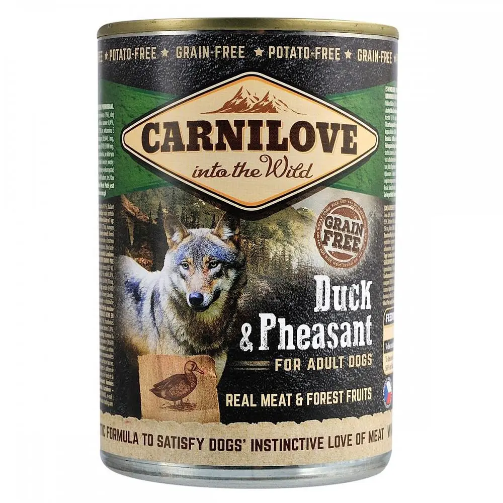 Влажный корм для собак Carnilove Duck & Pheasant 400 г (утка и фазан) - фото 2
