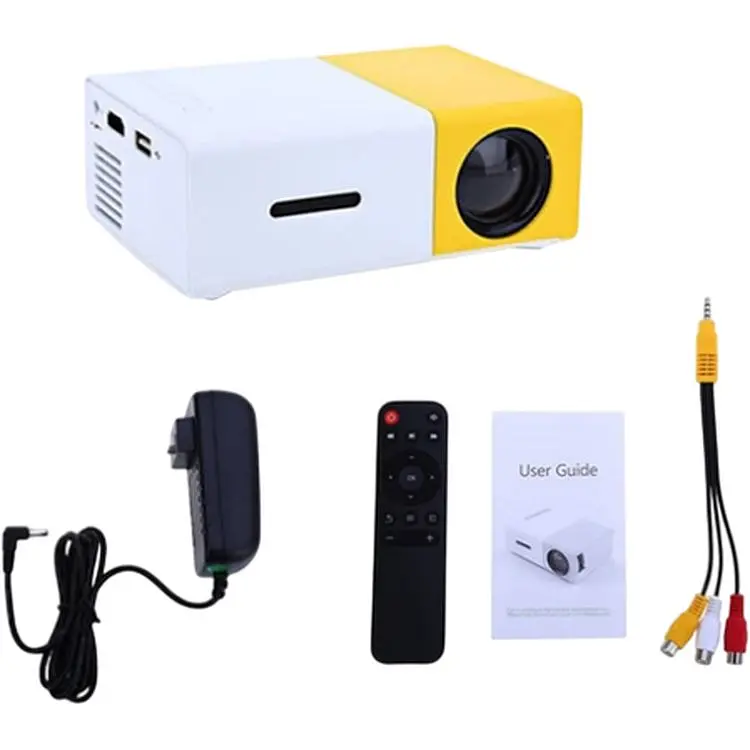 Проектор карманный XPRO Panorama Yellow Black - фото 4