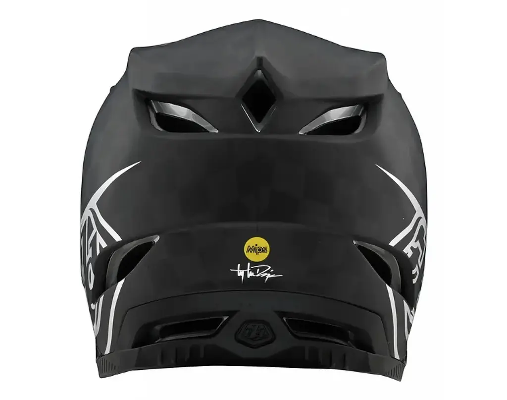 Велошлем Troy Lee Designs D4 Carbon Black/Silver XL (1106-139437005) - фото 3