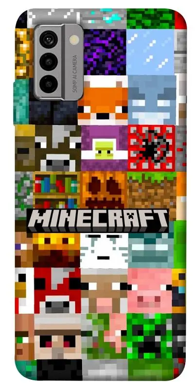 Чохол Demsky Minecraft collage для Nokia G22