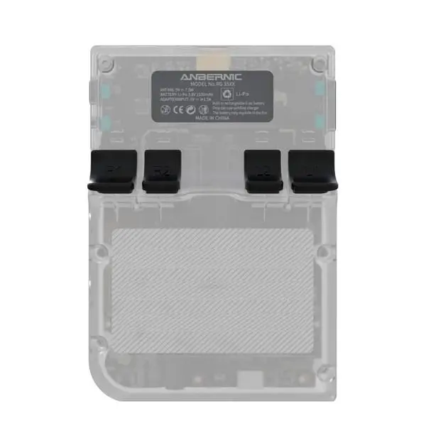 Игровая консоль Anbernic RG35XX + 5000 Игр 64 ГБ White Transparent - фото 4