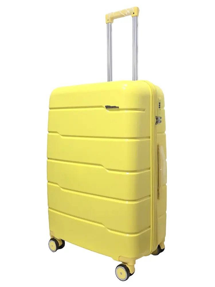 Валіза середня M+ з поліпропілену Milano bag 0305 84л Жовта - фото 2