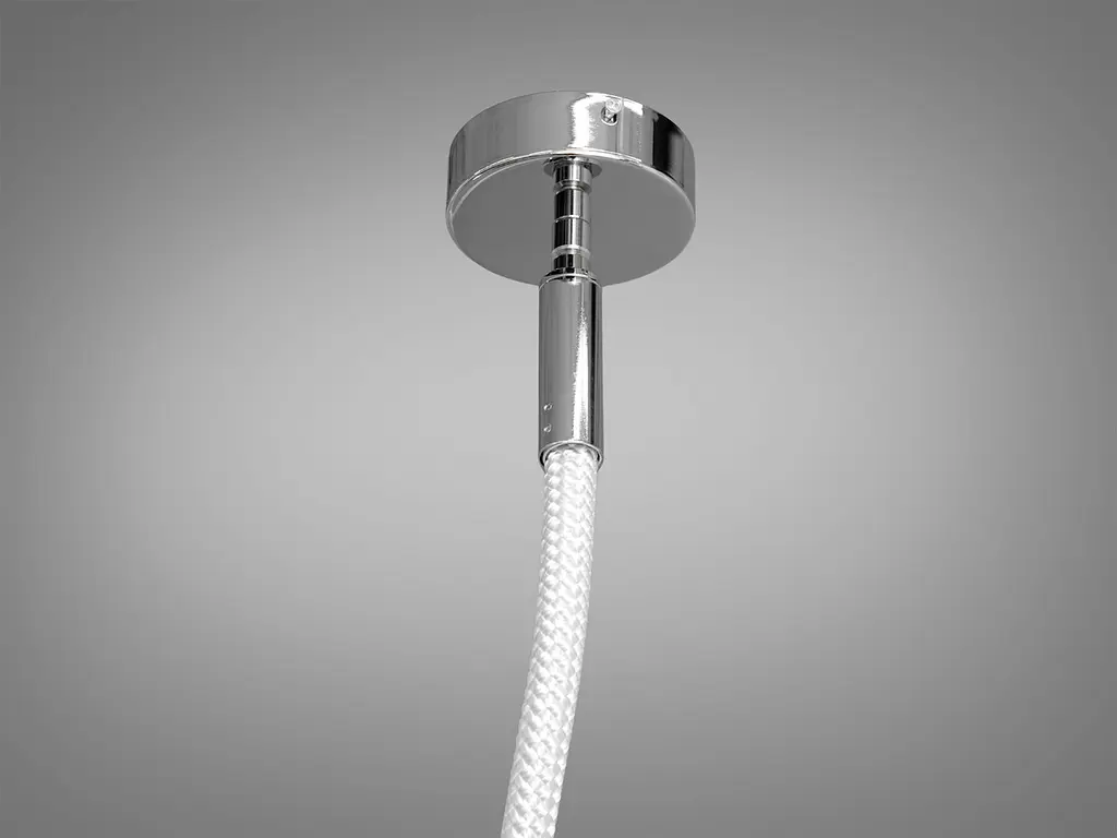 Люстра стельова LED Diasha 9610-2000CH Шланг, 22Вт, 3200K, хром, для коридору, вітальні, кухні - фото 5