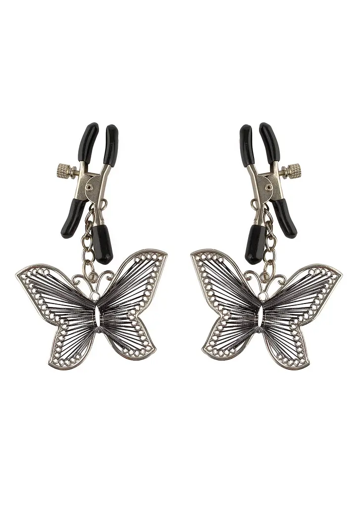 Зажимы для сосков Pipedream Fetish Fantasy Butterfly серебристый - фото 2