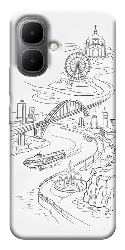TPU чохол Demsky Dnipro spirit для Infinix Smart 10