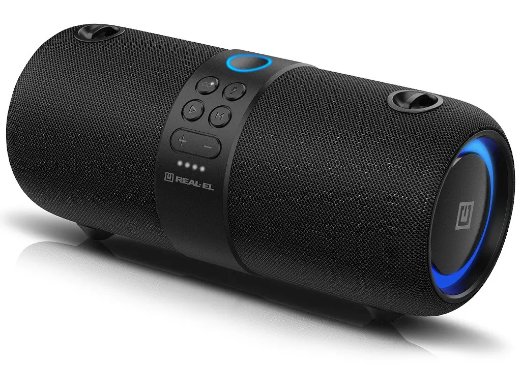 Bluetooth колонка Real-El X-735 black (EL121600011) UA - фото 3