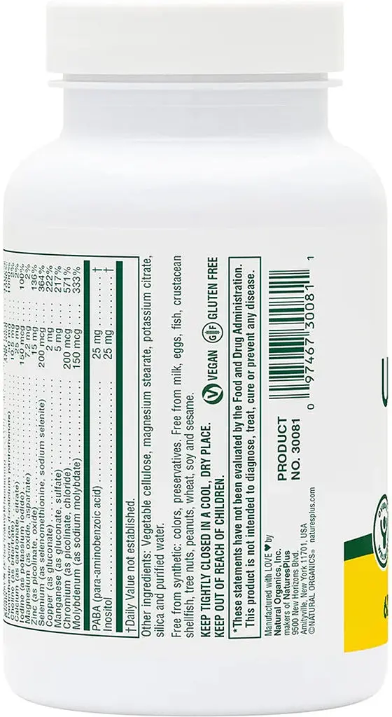 Вітаміни та мінерали Natures Plus Ultra One Daily Caps Iron Free, 60 капсул - фото 3