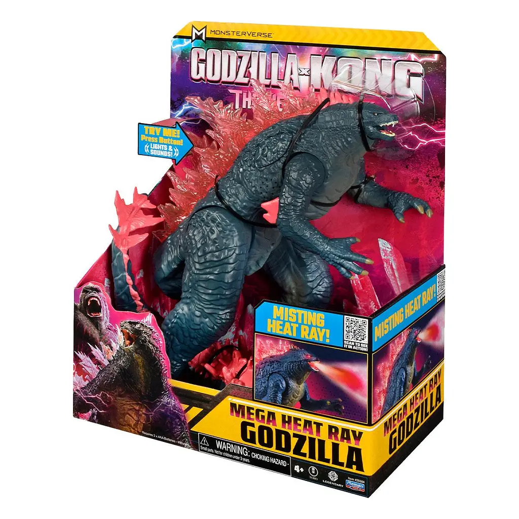 Фігурка GODZILLA X KONG – МЕГАҐОДЗІЛЛА ДЕЛЮКС З ПРОМЕНЕМ (33 cm, світло, звук) Godzilla vs. Kong 35584 - фото 7
