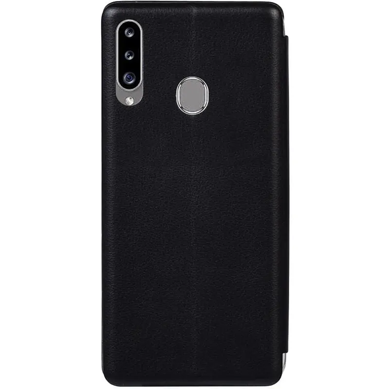 Чехол-книжка Toto Book Rounded Leather Case Samsung Galaxy A20s Black - фото 2