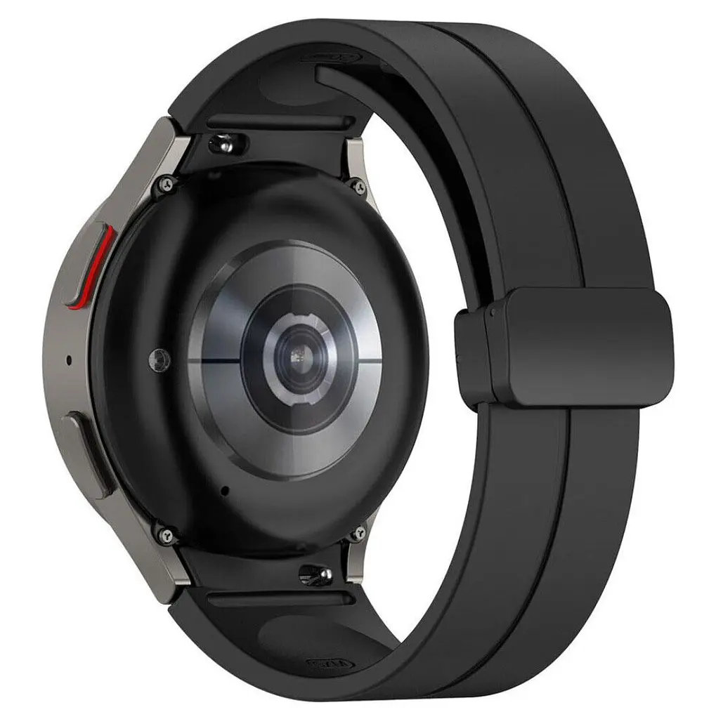 Ремешок Primolux Magnetic Silicone для часов Samsung Galaxy Watch 4/Watch 5/Watch 5 Pro Black M/L - фото 2