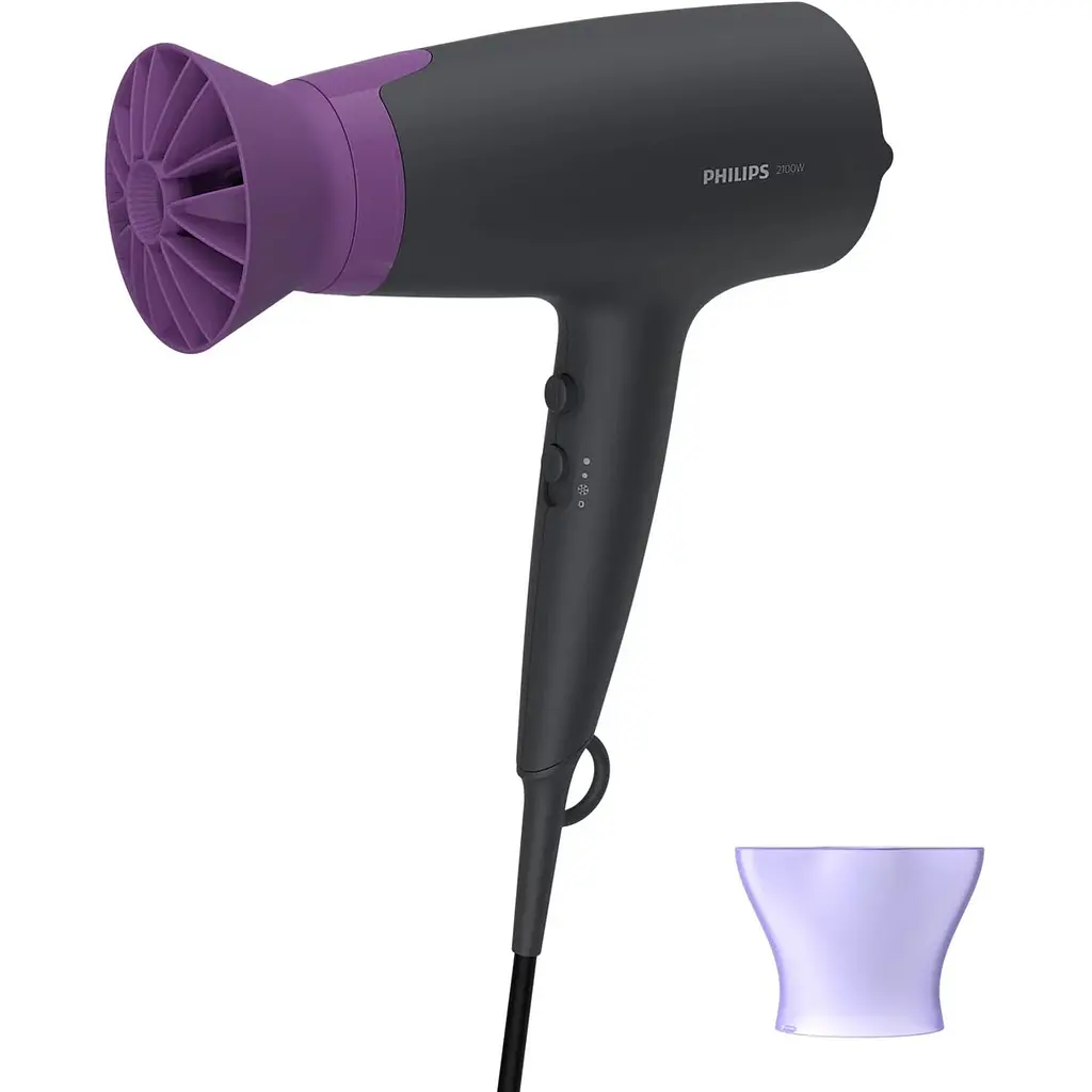 Фен Philips Series 3000 черно-фиолетовый (BHD351/30) - фото 2