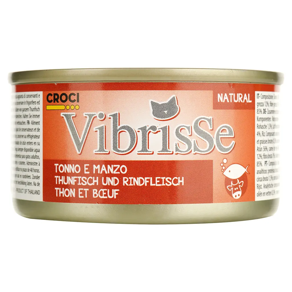 Влажный корм для кошек Vibrisse, Тунец и говядина, 70 г (C1018903) - фото 2