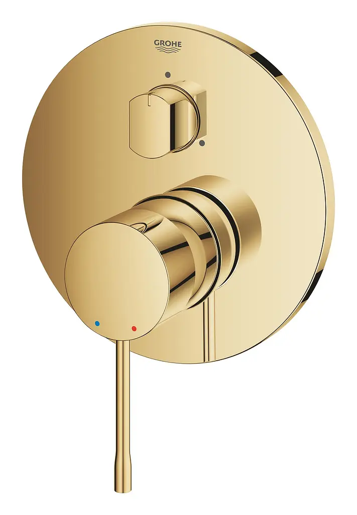 Змішувач прихованого монтажу з перемикачем на 3 положення Grohe Essence 24092GL1, Золотий - фото 3