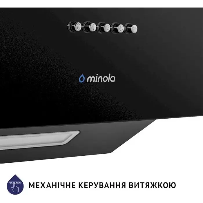 Вытяжка Minola HDN 6224 BL 700 LED blak - фото 8
