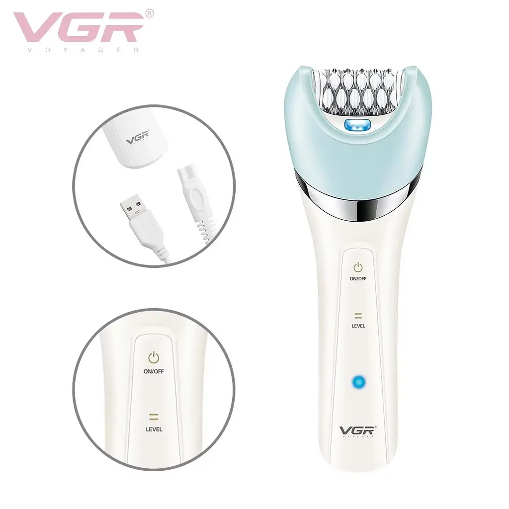 Бездротовий епілятор VGR V-703 USB 5 в 1 - фото 3
