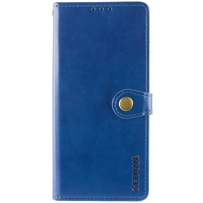 Шкіряний чохол-книжка Getman Gallant (PU) для Motorola Edge 70 Fusion / 70 Fusion+ Синій