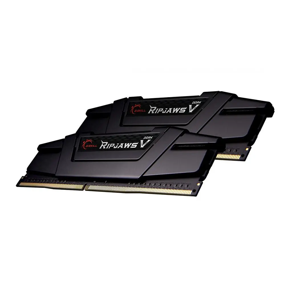 Пам'ять для настільних комп'ютерів G.Skill 32 GB (2x16GB) DDR4 3600 MHz Ripjaws V Classic Black (F4-3600C18D-32GVK) - фото 2