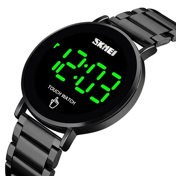 Наручний годинник чоловічий Skmei Light Black (2195) - фото 2
